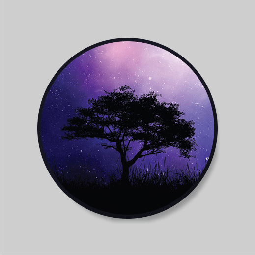 밤하늘 아래 나무 한그루 [스마트톡]
