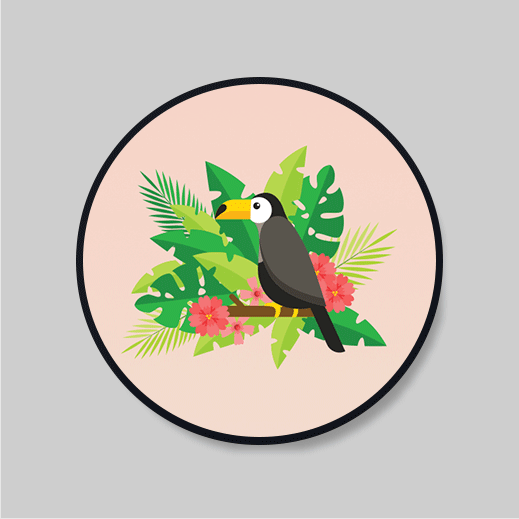 toucan flower 연로즈쿼츠 [스마트톡]